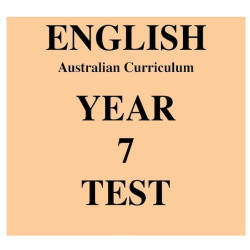 Australian Curriculum English Year 7